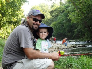 Daddy and Son ~ Fun time together outdoors